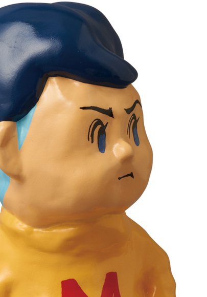 Mukiokun piggy bank (むきおくん貯金箱) - VCD Special No.202  figure by Keisuke Kamiya, produced by Medicom Toy. Detail view.