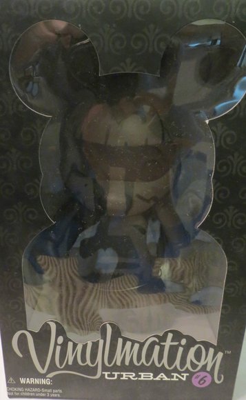 Moai figure by Casey Jones, produced by Disney. Packaging.