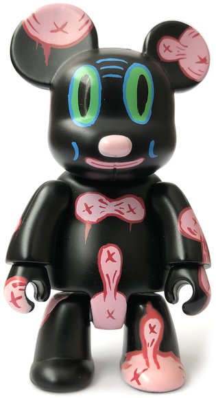 MOD Bear figure by Gary Baseman, produced by Toy2R. Front view.
