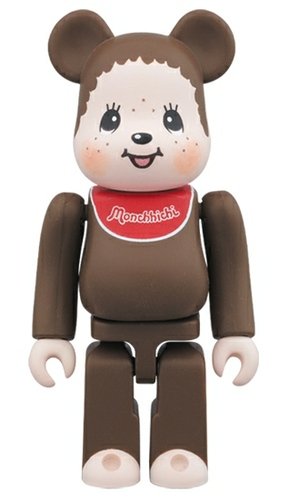 MONCHHICHI BE@RBRICK figure, produced by Medicom Toy. Front view.