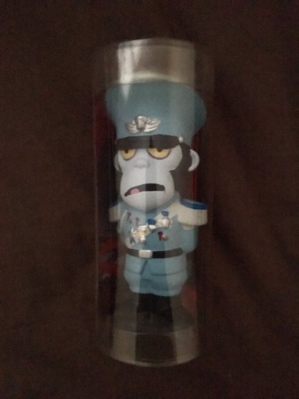 Monkey Dictator - Assassinated figure by Vinnie Fiorello, produced by Funko. Front view.