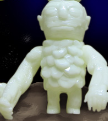 Monster Kara - Grody Shogun x Kaiju Korner  figure by Grody Shogun, produced by Lulubell Toys. Front view.