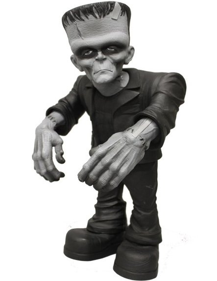 Monster Scale Frankenstein figure, produced by Mezco Toyz. Front view.