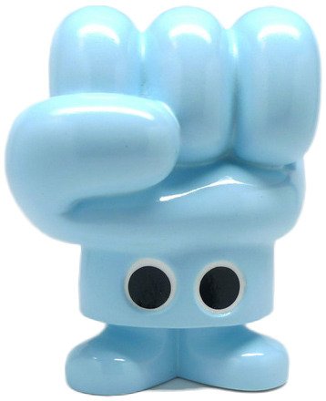 Mood Palmer - Blue Elite - Hand Painted figure by Superdeux, produced by Bigshot Toyworks. Front view.