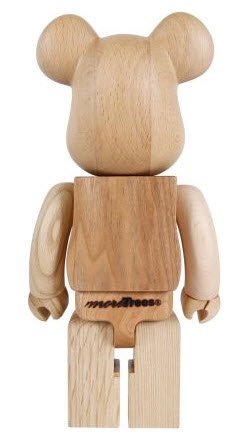 More Trees Be@rbrick figure by Karimoku, produced by Medicom Toy. Back view.