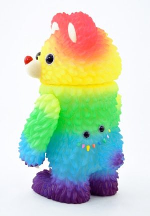 MUCKEY 7TH COLOR CRAYON RAINBOW figure by Hiroto Ohkubo, produced by Instinctoy. Back view.