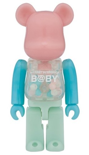 MY FIRST G.I.D. Ver. BE@RBRICK 100% figure, produced by Medicom Toy. Front view.