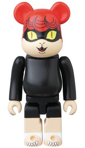 Nekome Kozou S37 be@rbrick 100% figure, produced by Medicom Toy. Front view.
