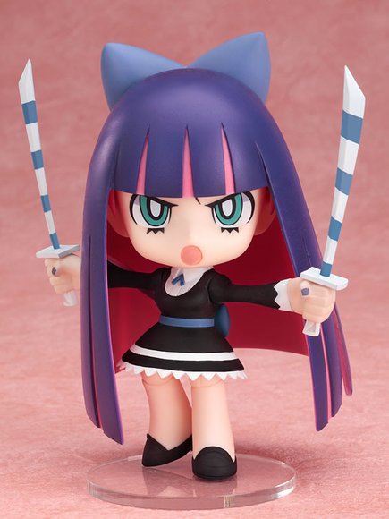 Nendoroid Stocking figure, produced by Good Smile Company. Front view.