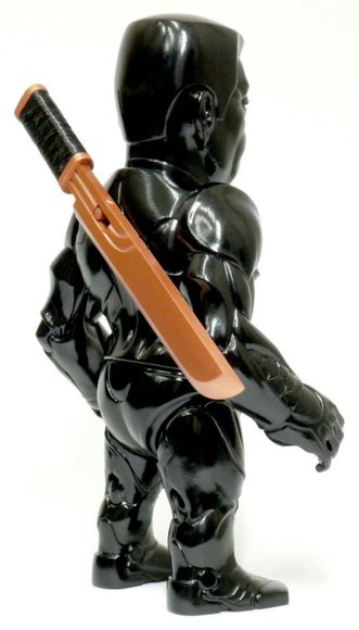 NEO JAPAN SFB BLACK: COPPER SWORD figure by Junnosuke Abe, produced by Restore. Back view.