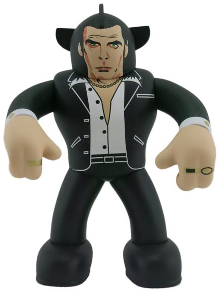 Nick Cave figure by Frank Kozik. Front view.