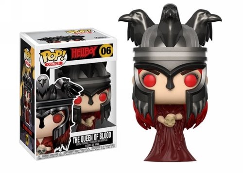 Nimue, The Queen Of Blood figure by Mike Mignola, produced by Funko. Front view.