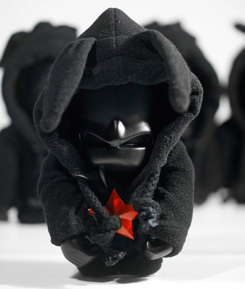 Nothing Toy - Black Rabbit figure by Qiu Dechun, produced by Nothing Studio. Front view.