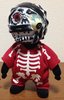 Obake Dog - Ghost Skeleton ( Red )