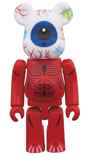 OCULUS ORBUS BE@RBRICK 100% figure, produced by Medicom Toy. Front view.