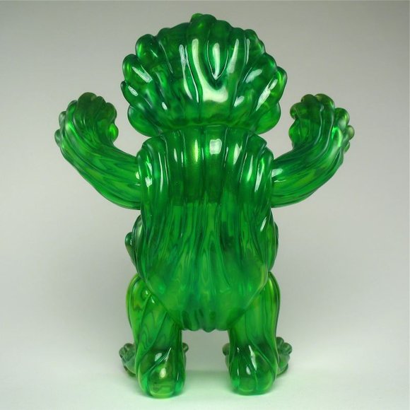Odoron - Clear Green figure by Kiyoka Ikeda. Back view.