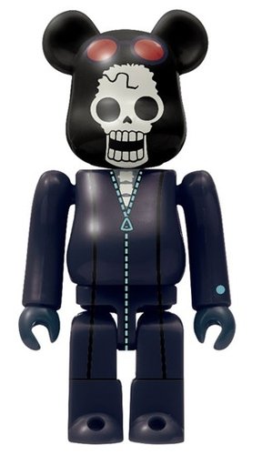 ONE PIECE FILM GOLD ver. BE@RBRICK 100% figure, produced by Medicom Toy. Front view.