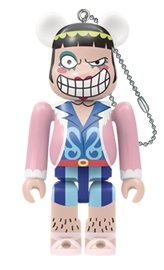 ONE PIECE Vol.2 BE@RBRICK 100% figure, produced by Medicom Toy. Front view.
