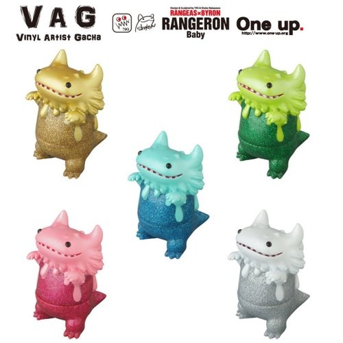 One Up- Vag capsule series figure by Shoko Nakazawa (Koraters) & T9G, produced by Medicom Toy. Front view.
