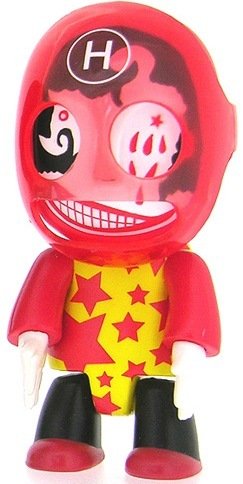 Onion Mon Cirque Qee figure by Jaime Hayon, produced by Toy2R. Front view.
