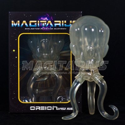 Oreion Space Alien figure, produced by Magitarius. Front view.