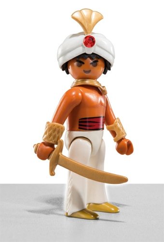 Oriental Guard figure by Playmobil, produced by Playmobil. Front view.