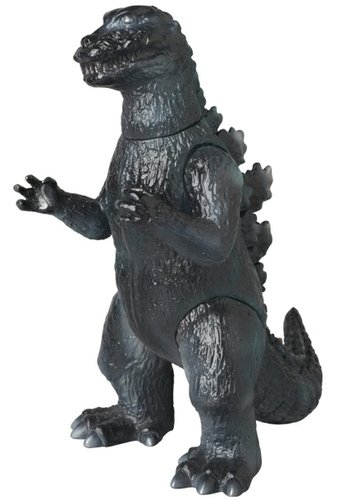 Original Godzilla figure by Toho Co., Ltd, produced by Bearmodel. Front view.