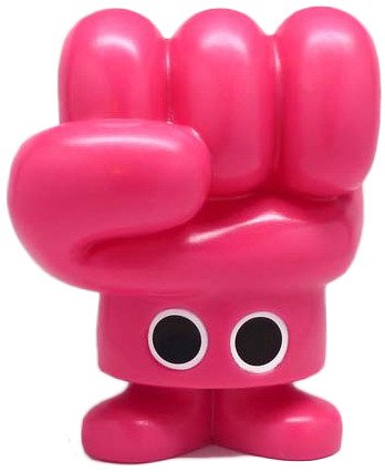 ORIGINAL Mood Palmer - Magenta figure by Superdeux, produced by Bigshot Toyworks. Front view.