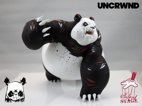 Panda King 2 UNCRWND Original figure by Angry Woebots. Front view.