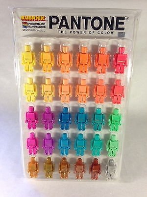 Pantone kubrick set figure by Pantone, Inc., produced by Medicom Toy. Packaging.