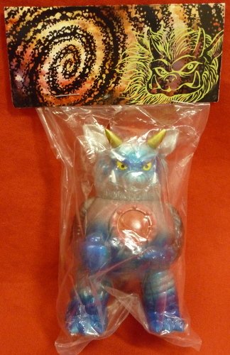 Partyball - WonderCon 2011 figure by Paul Kaiju, produced by Super7. Packaging.