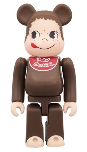 Pekokic BE@RBRICK 100% figure, produced by Medicom Toy. Front view.