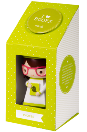 Phoebe figure by Luli Bunny, produced by Momiji. Packaging.
