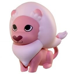 Pink Lion figure, produced by Funko. Front view.