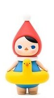Poko Baby figure by Pucky, produced by Pop Mart. Front view.