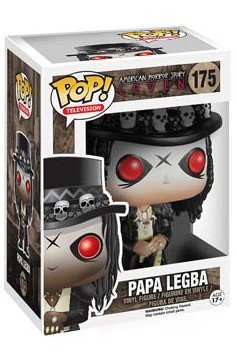 POP! American Horror Story - Papa Legba figure by Funko, produced by Funko. Packaging.