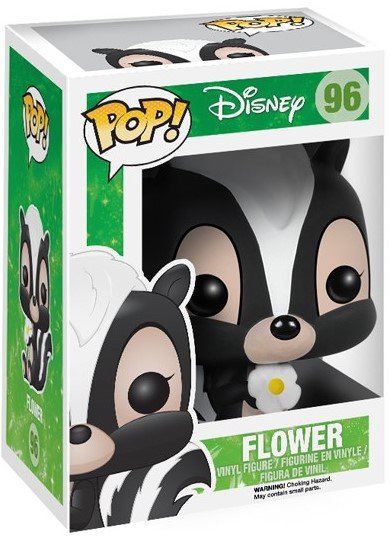 POP! Bambi - Flower figure by Disney, produced by Funko. Packaging.