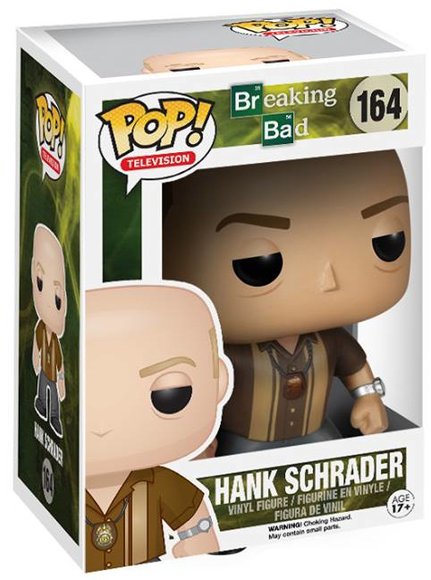 POP! Breaking Bad - Hank Schrader figure by Funko, produced by Funko. Packaging.