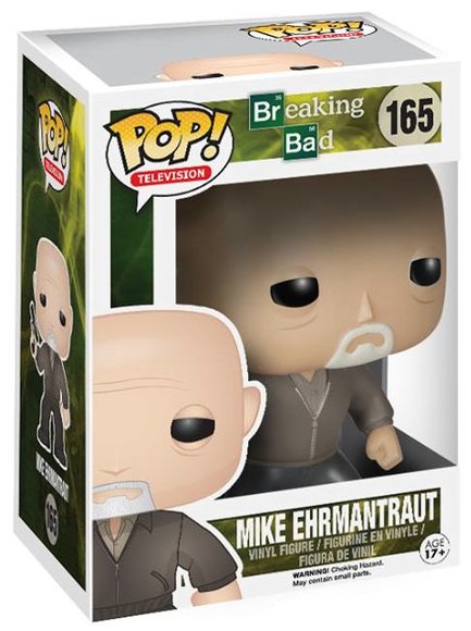 POP! Breaking Bad - Mike Ehrmantraut figure by Funko, produced by Funko. Packaging.