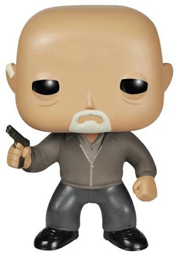 POP! Breaking Bad - Mike Ehrmantraut figure by Funko, produced by Funko. Front view.