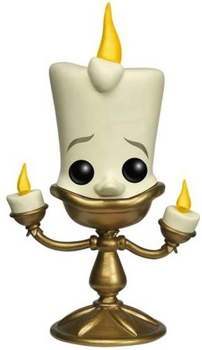 POP! Disney - Lumiere figure by Disney, produced by Funko. Front view.