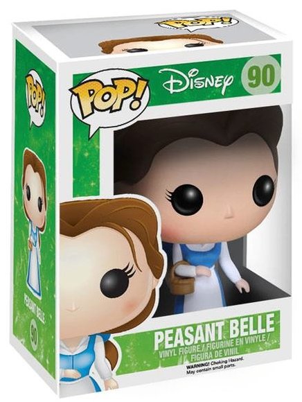 POP! Disney - Peasant Belle figure by Disney, produced by Funko. Packaging.