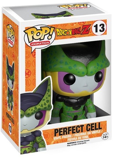 POP! Dragon Ball Z - Perfect Cell figure by Funko, produced by Funko. Packaging.