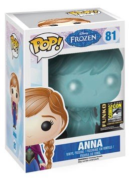 POP! Frozen - Anna figure by Disney, produced by Funko. Packaging.
