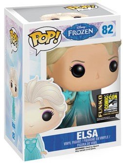 POP! Frozen - Elsa figure by Disney, produced by Funko. Packaging.
