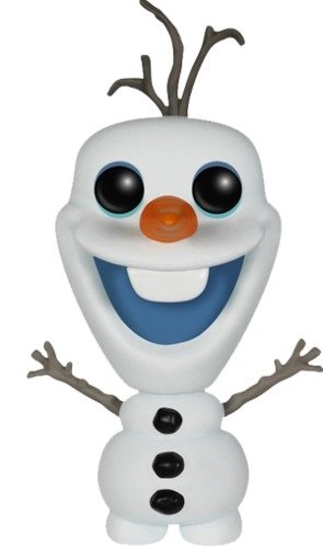 POP! Frozen - Olaf figure by Disney, produced by Funko. Front view.