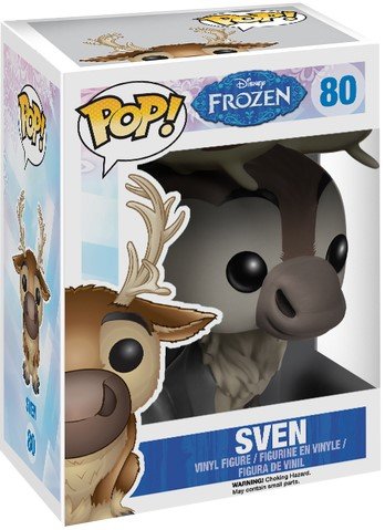 POP! Frozen - Sven figure by Disney, produced by Funko. Packaging.