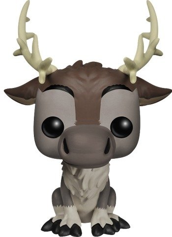 POP! Frozen - Sven figure by Disney, produced by Funko. Front view.