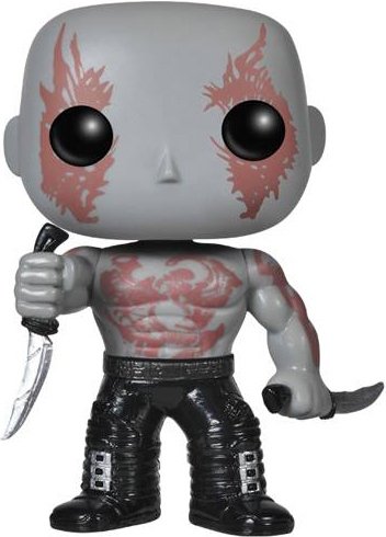 POP! Guardians of the Galaxy - Drax figure, produced by Funko. Front view.