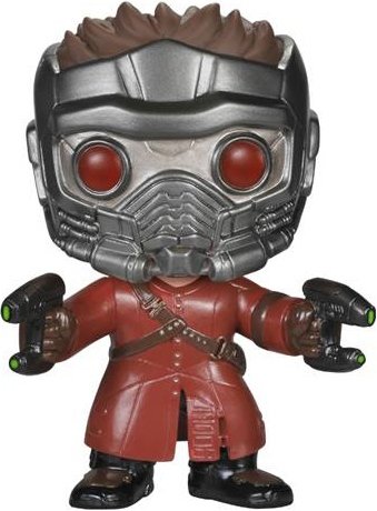 POP! Guardians of the Galaxy - Star-Lord figure, produced by Funko. Front view.